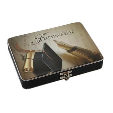 Imagem de Álbum Maleta Formatura Formando Capelo Marrom Para 80 Fotos 15x21