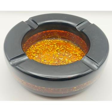 Imagem de Cinzeiro de charuto | Protótipo de pré-lançamento | Amostra de resina e madeira artesanal | Acessórios para charutos presentes para homens | Cinzeiro legal para decoração de casa ou ao ar livre |