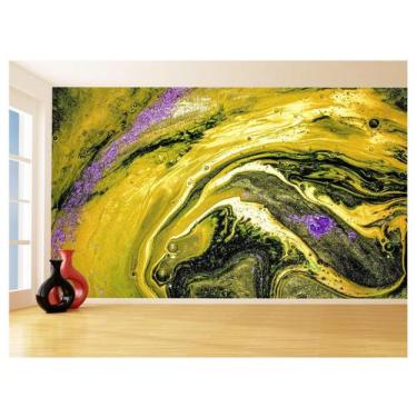 Imagem de Papel De Parede 3D Estilo Marmore Tintas Cores 3,5M Mbr140 - Você Deco
