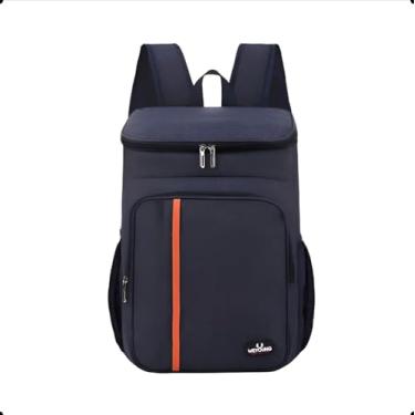Imagem de Mochila Térmica 23L Cooler Bag Multiuso Isolamento Térmico Alta Eficiência Alças Ajustáveis e Acolchoadas Design Moderno e Discreto (Azul)