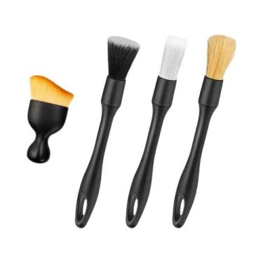 Imagem de Conjunto De Escovas Para Detalhamento De Interior De Carro 4-5PCS Ferr