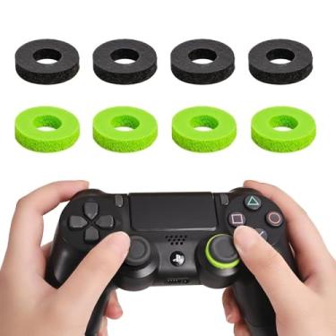 Imagem de Tandoler 8 Pack Handle Joystick Enhanced Buffer Ring for Playstation 5 Accessories, Gaming Accessories, for PS4,for PS5, for Xbox One, for Xbox Elite，Precision Rings for PS5（Black/Green