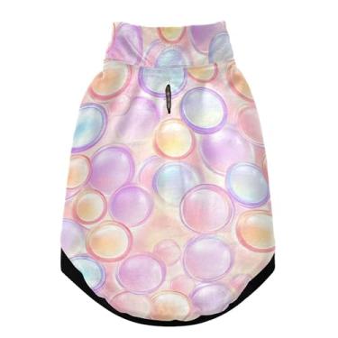 Imagem de SEHANY Casaco de cachorro com escama de peixe arco-íris para cães pequenos, superquente à prova de vento, jaqueta de inverno macia e aconchegante para clima de neve fria com coleira para animais de