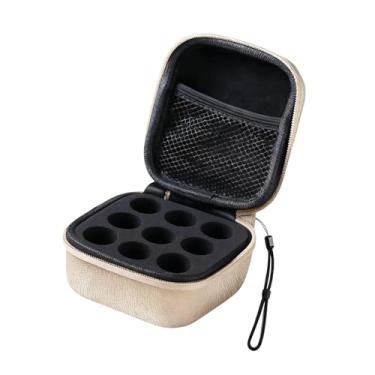 Imagem de oshhni Estojo para insulina na geladeira, estojo para transporte de insulina, versátil, rígido, premium e espesso, organizador de óleos essenciais para, Champanhe