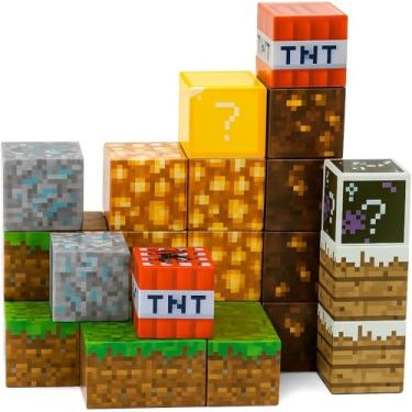 Imagem de ToyUnited Blocos Magnéticos - 100 Peças De Blocos De Construção Magnéticos, Brinquedos De Cubo Magnético Empilháveis, Conjunto De Construção De Mundo Florestal, Brinquedos Sensoriais Stem Montessori