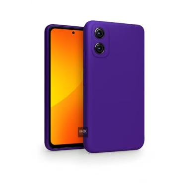 Imagem de Capa Capinha Case Compatível Motorola Moto G84 – Silicone Aveludado Premium, Anti Impacto, Reforçada e com Proteção de Câmera (ROXO)