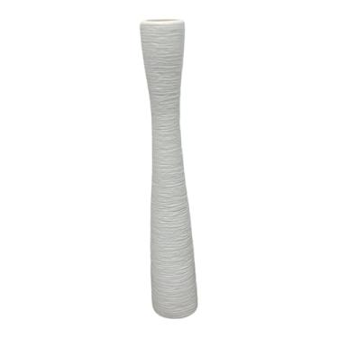 Imagem de Generic Vaso de chão alto, suporte para plantas, presente para festas, prateleira, vaso decorativo para galhos, ideal para cafeteria, quarto ou escritório, Branco 38.5cm