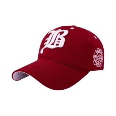 Imagem de Boné De Algodão Unissex De Verão Com Bordado Snapback Hip-Hop Chapéu D