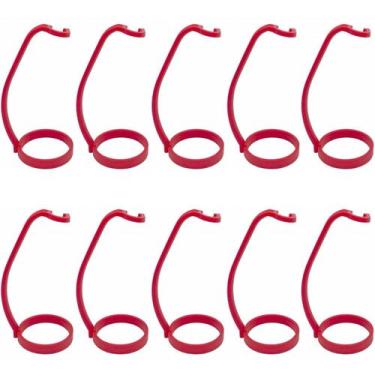 Imagem de Kit 10 Alça De Servir Refrigerante Suporte Pegador Segurar Garrafa Pet