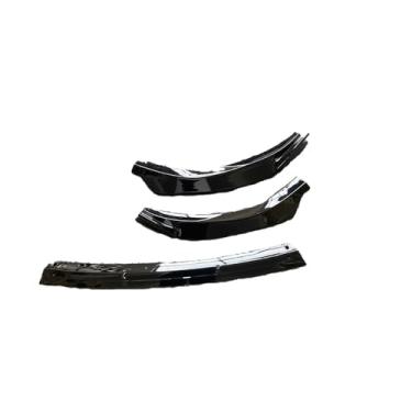 Imagem de VDLJA Spoiler dianteiro do carro para Benz C-Class C200 C300 2015-2021, protetor de divisor de difusor de lábios, spoiler, para-choque dianteiro do carro, protetor anticolisão de carro, A/19-21