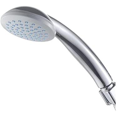 Imagem de YYBOES Chuveiro de cabeça de chuveiro filtro de chuveiro elétrico cabeça de chuveiro de alta pressão chuveiro de mão de função única com saída de água de silicone para limpar o banheiro de forma