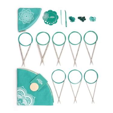 Imagem de Kit de Agulhas de Tricô Circular Fixa - Lace - Serenidade - Mindful - 36322 - Knitpro