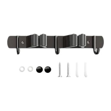 Imagem de ＫＬＫＣＭＳ Suporte de parede para vassouras e esfregões, organizador de utensílios de cozinha e jardim, antiderrapante, ideal para casa jardim, 2 Suportes, 3