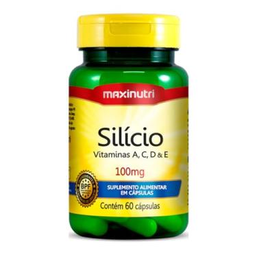 Imagem de Silício + Vit. A, C, D e E 100mg - 60 Cáps., Maxinutri