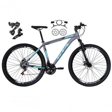 Imagem de Bicicleta Aro 29 Gta Start Feminina Câmbios Shimano Freio Hidráulico 21v Mtb Alumínio cinza Tam: 19