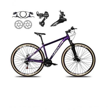 Imagem de Bicicleta Aro 29 Absolute Nero 5 Alumínio 24v Câmbios Shimano Freio A Disco Hidráulico Roxo Tam: 17