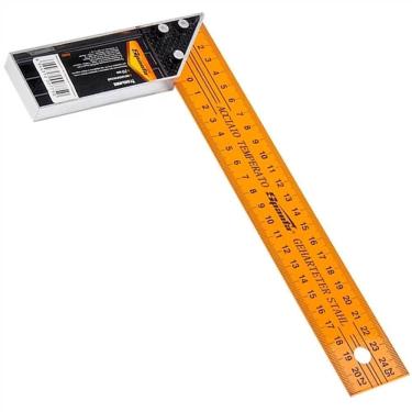 Imagem de Esquadro Metálico 12" 300mm - 3234455 - Sparta