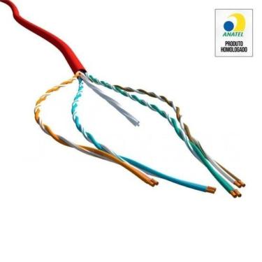 Imagem de Cabo Rede Cat.6 Nexans Cm 305m Vermelho - Cx /305