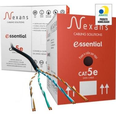 Imagem de Cabo Rede Cat.5e Nexans Cmx 305m Preto - Cx /305