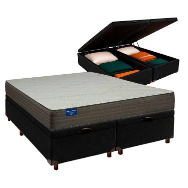 Imagem de Cama Box Bau + Colchão Queen D33 Orthotech Inducol
