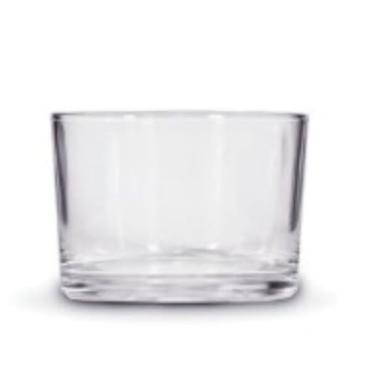 Imagem de 1x Potes De Vidro Pate 150ml Para Velas Sem as Tampa De Madeira