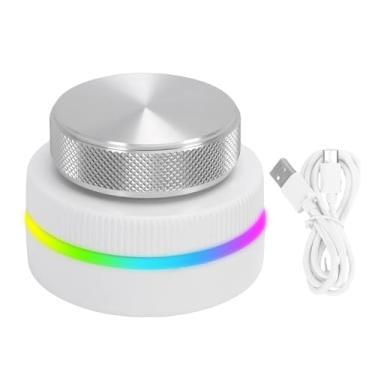 Imagem de Jiawu Botão de Controle de Volume USB, Controlador de Botão Personalizado Com Luz RGB, Controlador Multimídia, Multifuncional de Personalização para PC, Laptop