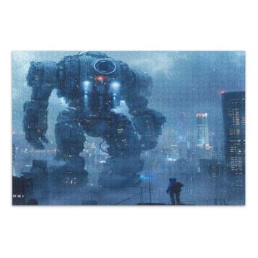 Imagem de Enormes quebra-cabeças mecânicos guerreiros para adultos 500, quebra-cabeças exclusivos para adultos com letras nas costas