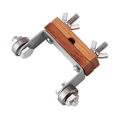 Imagem de QANYEGN Gabarito de afiação de cinzel, ferramenta de afiação central de gabarito, guia de afiação, ferramentas de gravação de borda de cinzel para faca, cinzéis curtos e aviões