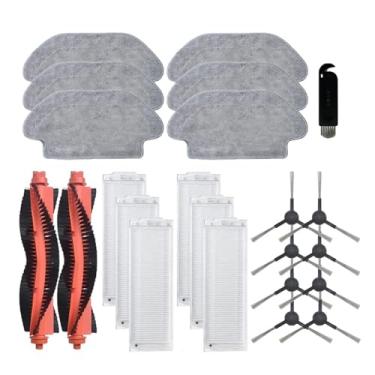 Imagem de Accessories Compatible With Karcher RCV 3 Robot Vacuum Cleaner Spare Parts Roller Side Brush Hepa Filter Mop Cloth Tool Brushes Replacement(Set11)