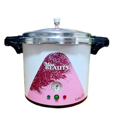 Imagem de Autoclave Manicure Estética 8 Litros Volaremed Rosa 110V