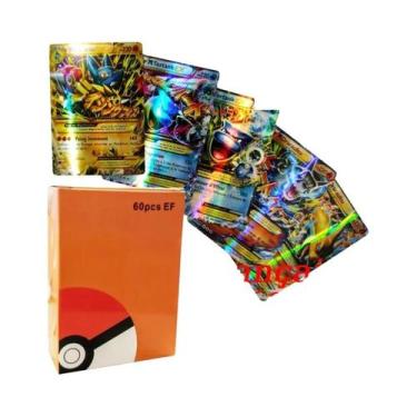 Imagem de Cartas Pokémon Versão Francesa 2025 VMAX V EX GX MEGA Treinador De Bat