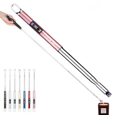 Imagem de XTENDR ARCS V3 Extensível 3,2 Pés Arco LED Extra Longo Fogão Lareira Fogão Elétrico Isqueiro de Vela para Luz Piloto, Grelhar, Fogueira, Cozinha, Churrasco (Rosa)