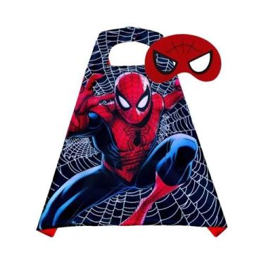 Imagem de Máscara De Fantasia Marvel Disney Frozen Homem-Aranha Batman Com Capa 