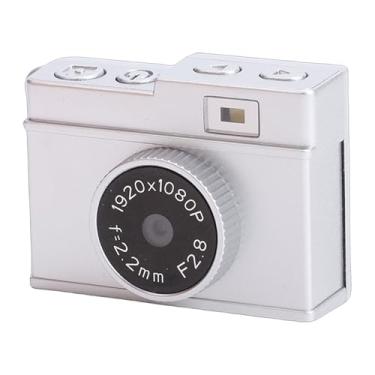 Imagem de Akozon Câmera Pequena retrô 1080P HD 8.6MP Portátil Legal para Viagens Escolares (Prata)