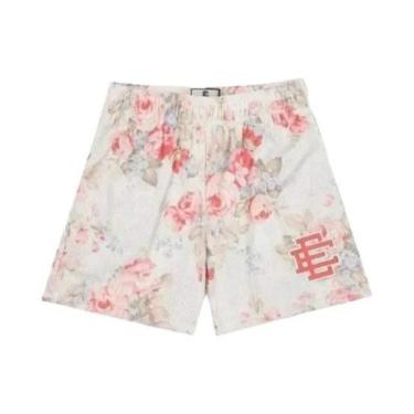 Imagem de Bermuda De Basquete Masculina Preta Com Estampa Em Malha EE NEW YORK C