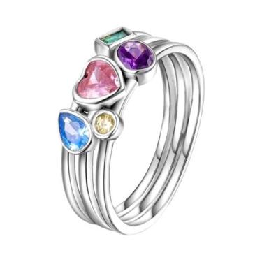 Imagem de Anel De Flor E Vaga-lume Empilhável Em Prata 925 Para Mulheres, Joia F