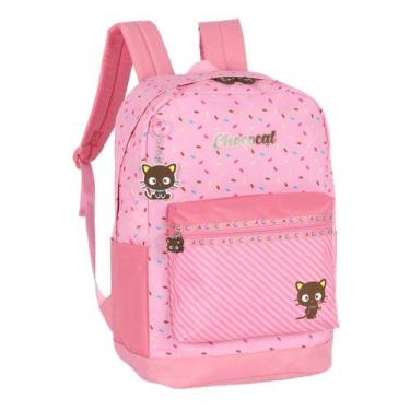Imagem de Mochila De Costas Amigos Da Hello Kitty Chococat Rosa Luxcel