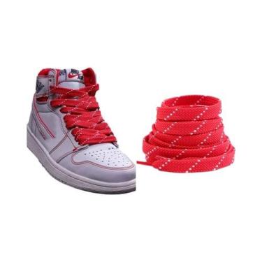 Imagem de Cadarços Elásticos De Cores Mistas Para Tênis AF1 AJ 100 120 140CM Cad