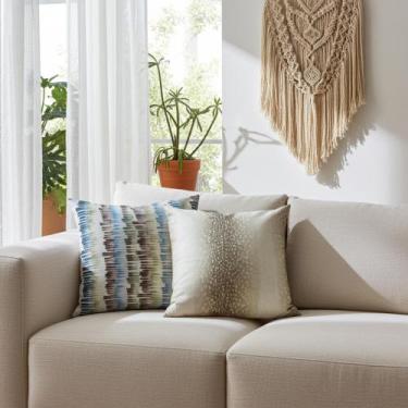 Imagem de Capas para Almofadas 60 x 60 Estampadas Conjunto 2 Peças - Nallu Decor