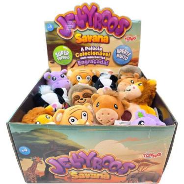 Imagem de Pelúcia Jellyros Animais da Floresta Caixa Display com 12 - Jellyroos,