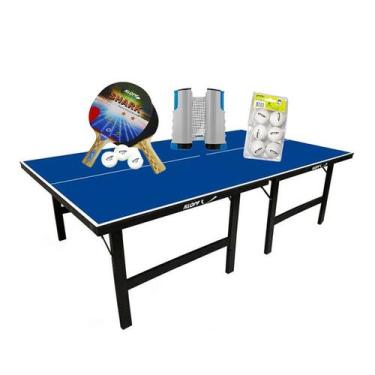Imagem de MESA PING PONG MDP 15mm 1001 KLOPF + Kit 5055 + Kit 5096 + Kit 5075