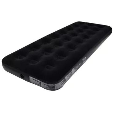 Imagem de Colchao inflavel solteiro deluxe comfort preto bel fix ref 110007