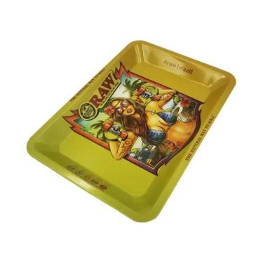 Imagem de Acessórios para fumar cigarro do metal do tabaco da bandeja 18*12.5CM 