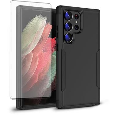 Imagem de Asuwish Compatível com capa para celular S23 Ultra TQZ US preta