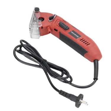 Imagem de AUNMAS Serra Circular Pequena, Mini Cortador Elétrico de Metal Com Profundidade de Corte de 400 W 0-12 Mm Com Mangueira, 2 Chaves Sextavadas e 3 Lâminas de Corte