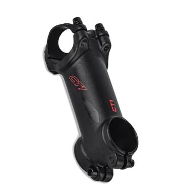 Imagem de CUOFYUNL Haste de bicicleta ajustável de 31,8 mm em liga de alumínio usinada em CNC +7 ° de inclinação para bicicletas de estrada e de montanha para tubos de direção de 28,6 mm e (Vermelha)
