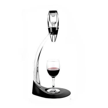 Imagem de Decantador de Vinho Aerador Moderno Luxo – Com Suporte, Ideal para Jantares Especiais e Recepções em Casa