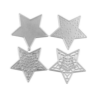 Imagem de Conjunto De Cortadores De Papel Para Lâmpada De Natal Com Arco-íris Pa