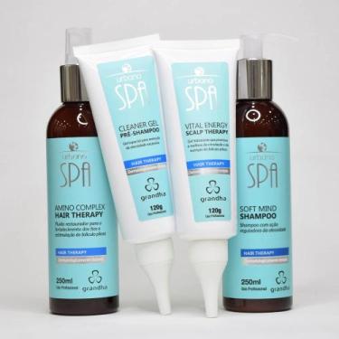 Imagem de Kit Urbano Spa Blue Hair Therapy  Antiqueda e Oleosidade - Grandha