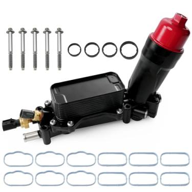 Imagem de 926-959 926-876 3,6L caixa de filtro refrigerador de óleo de motor de alumínio atualizado para Ram Jeep Wrangler Cherokee Dodge Journey Charger Challenger Caravan Durango Avenger Chrysler 200 300